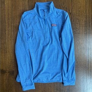 Vineyard Vines Blue Quarter-Zip Sweatshirt